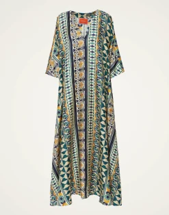 La DoubleJ Vestiti<Muumuu DressCasareale Small Placèe Cream in Silk Twill