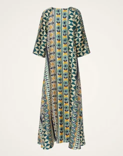 La DoubleJ Vestiti<Muumuu DressCasareale Small Placèe Cream in Silk Twill