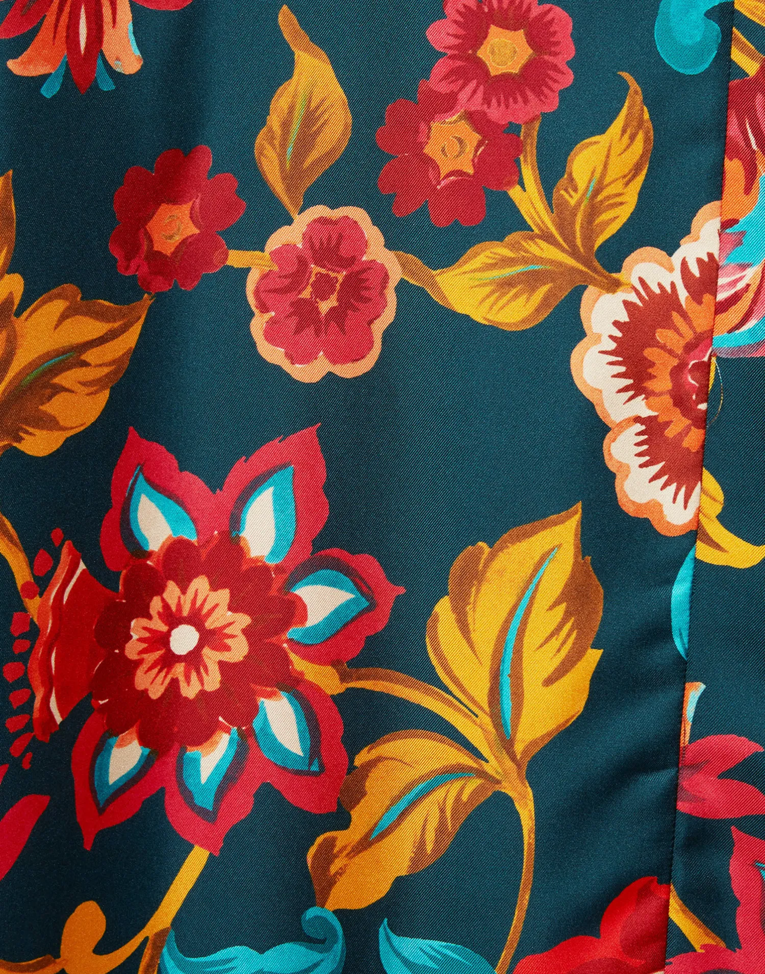 La DoubleJ Vestiti<Muumuu Dress Round NeckHottie Emerald in Silk Twill