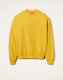 La DoubleJ Loungewear|Felpe E Magliette<Off Court SweatshirtSolid Dark Yellow in Jersey