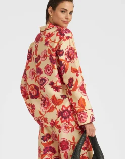 La DoubleJ Camicie E Top<Pajama ShirtHottie Cream in Silk Twill