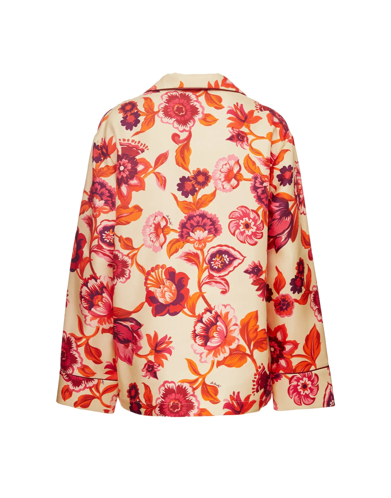La DoubleJ Camicie E Top<Pajama ShirtHottie Cream in Silk Twill
