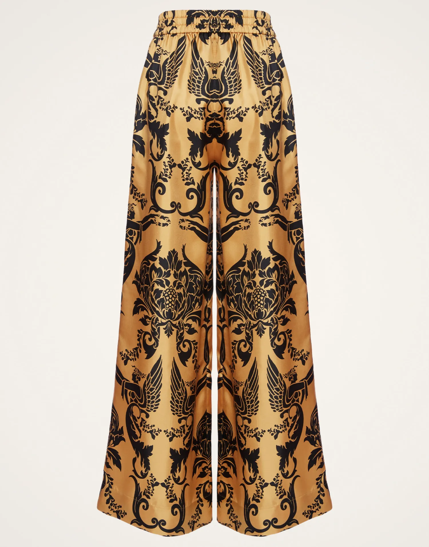 La DoubleJ Pantaloni E Shorts<Palazzo PantsCherubs Gold in Silk Twill
