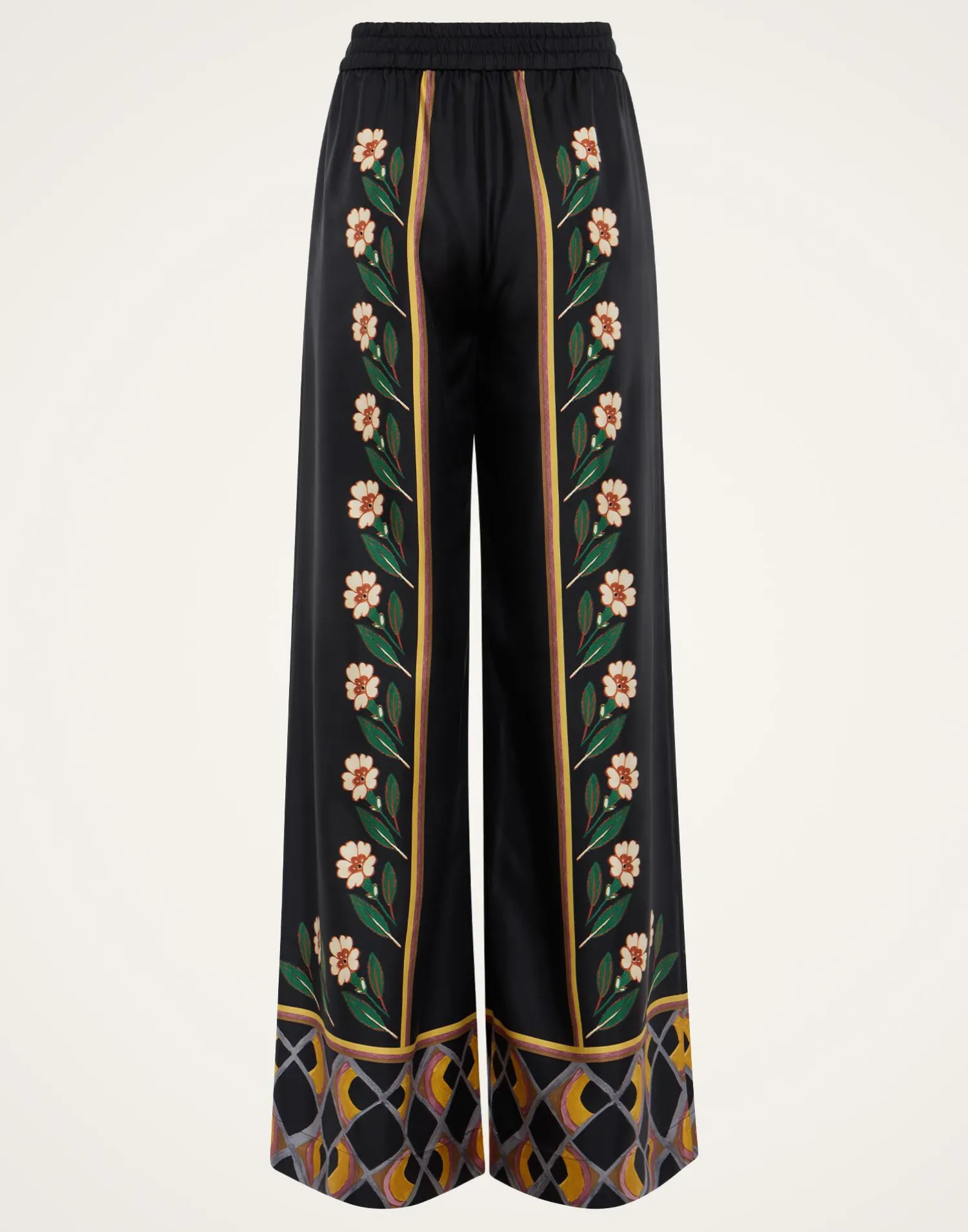 La DoubleJ Pantaloni E Shorts<Palazzo PantsDazed Placée Black in Silk Twill
