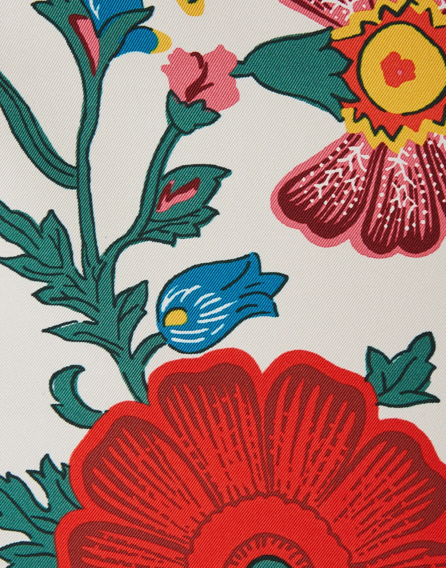 La DoubleJ Pantaloni E Shorts<Palazzo PantsDragonflower Placée Multicolor in Silk Twill