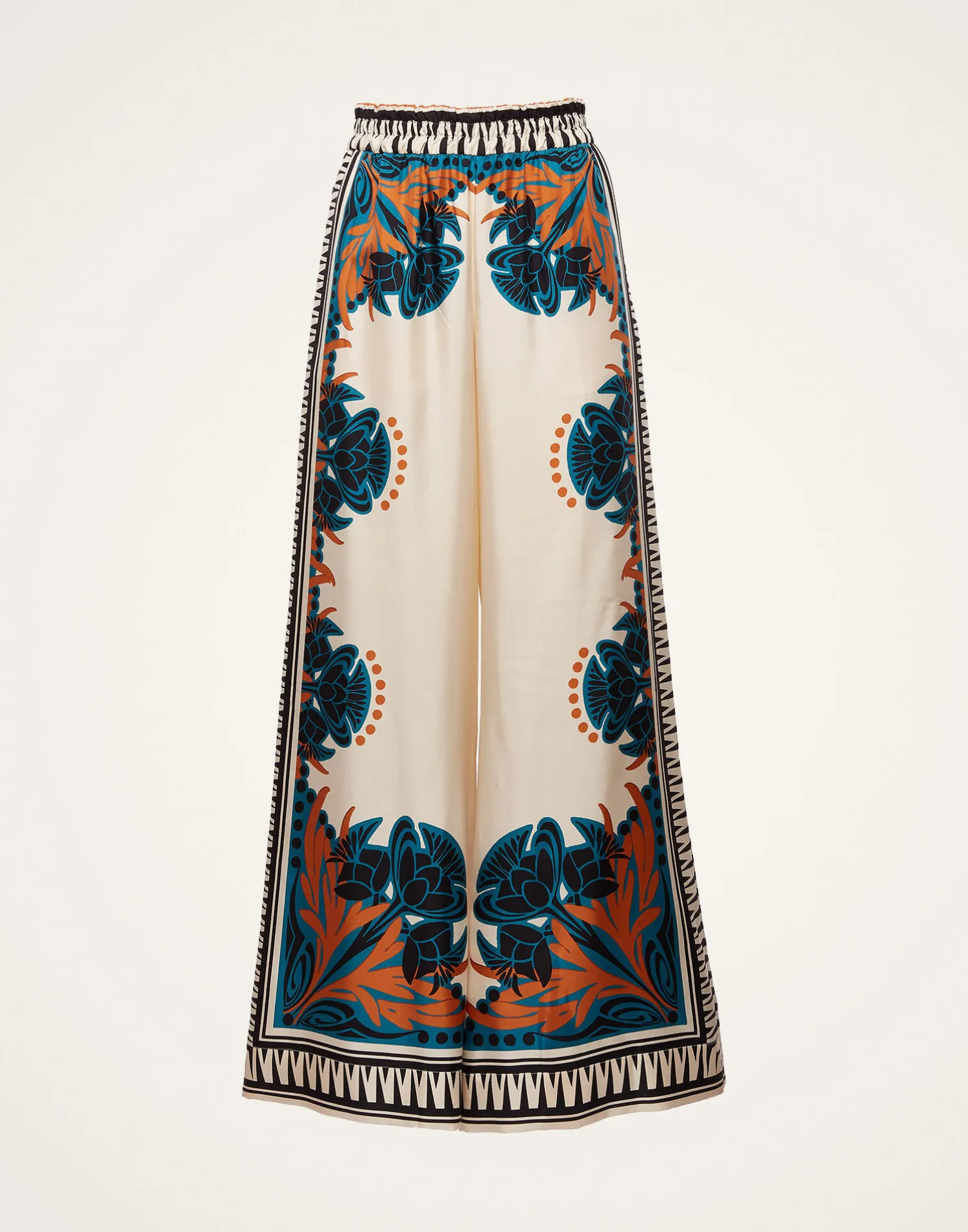 La DoubleJ Pantaloni E Shorts<Palazzo PantsFlorence Placée in Silk Twill