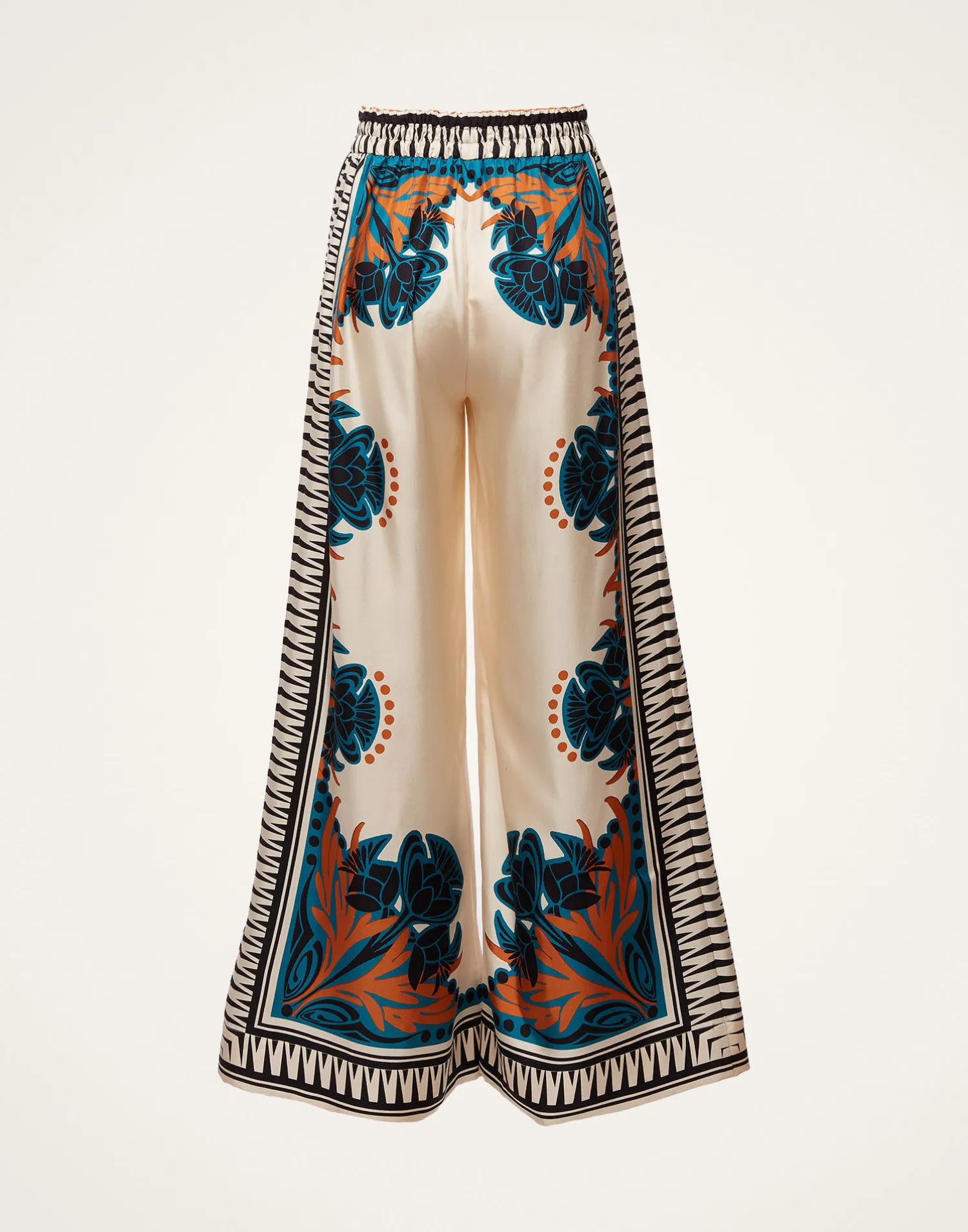La DoubleJ Pantaloni E Shorts<Palazzo PantsFlorence Placée in Silk Twill