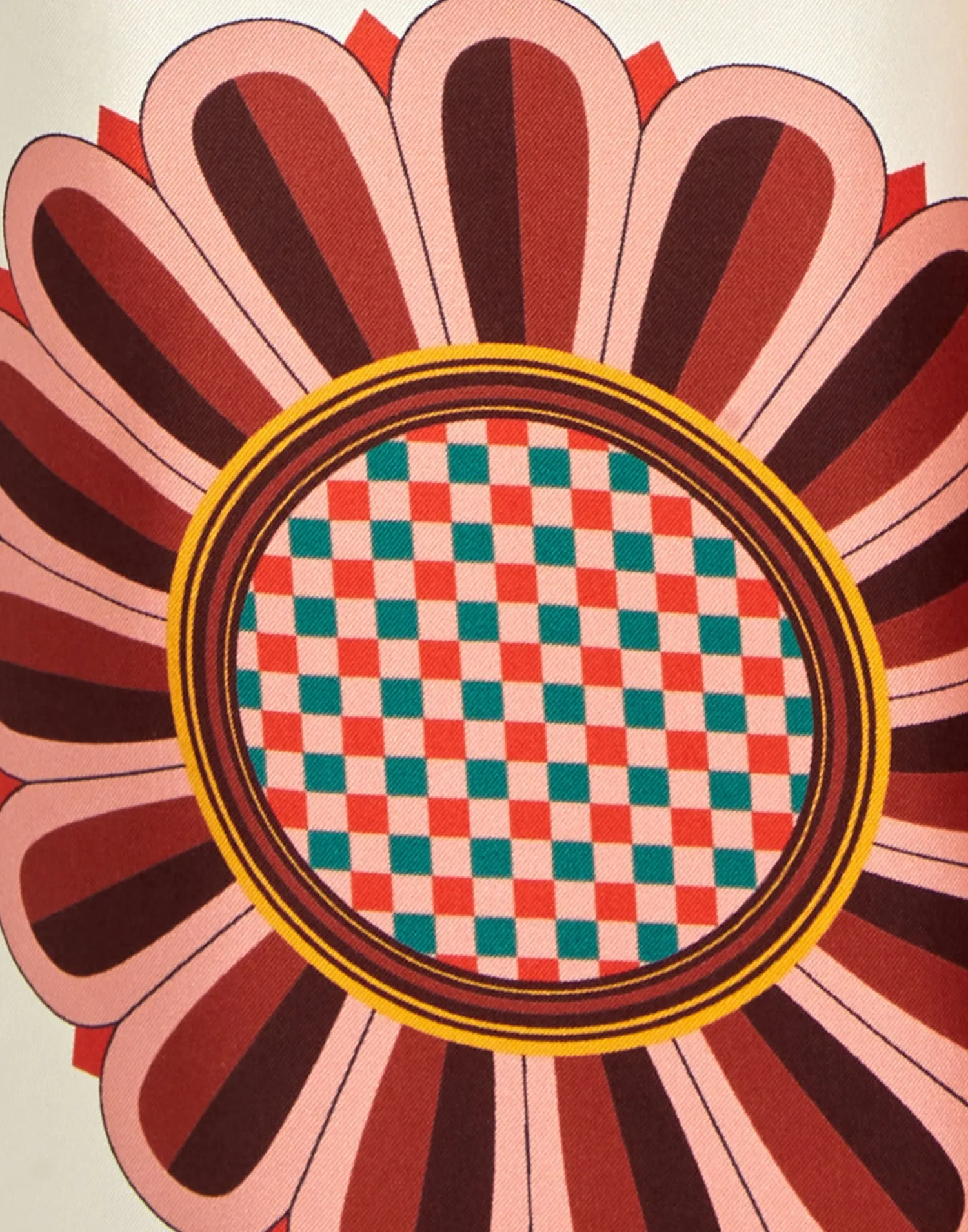 La DoubleJ Party Dressing<Palazzo PantsMacro Tiles Placée in Twill Silk