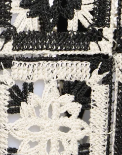 La DoubleJ Pantaloni E Shorts<Palazzo PantsMini Tiles Black in Macram&eacute;