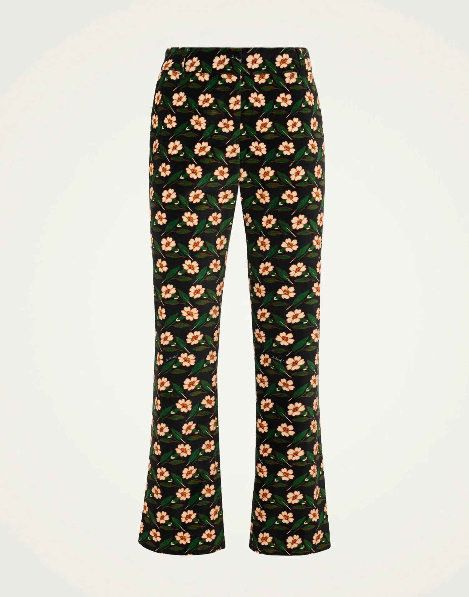 La DoubleJ Pantaloni E Shorts<24/7 PantsMayfair Black in Cotton Velvet
