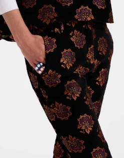 La DoubleJ Pantaloni E Shorts<24/7 PantsRosette Black in Jacquard