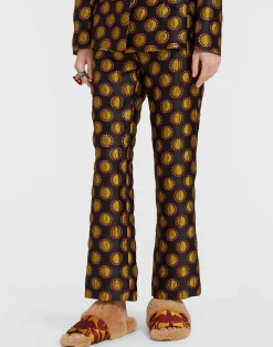 La DoubleJ Pantaloni E Shorts<24/7 PantsWinter Sun Black in Jacquard