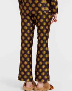La DoubleJ Pantaloni E Shorts<24/7 PantsWinter Sun Black in Jacquard
