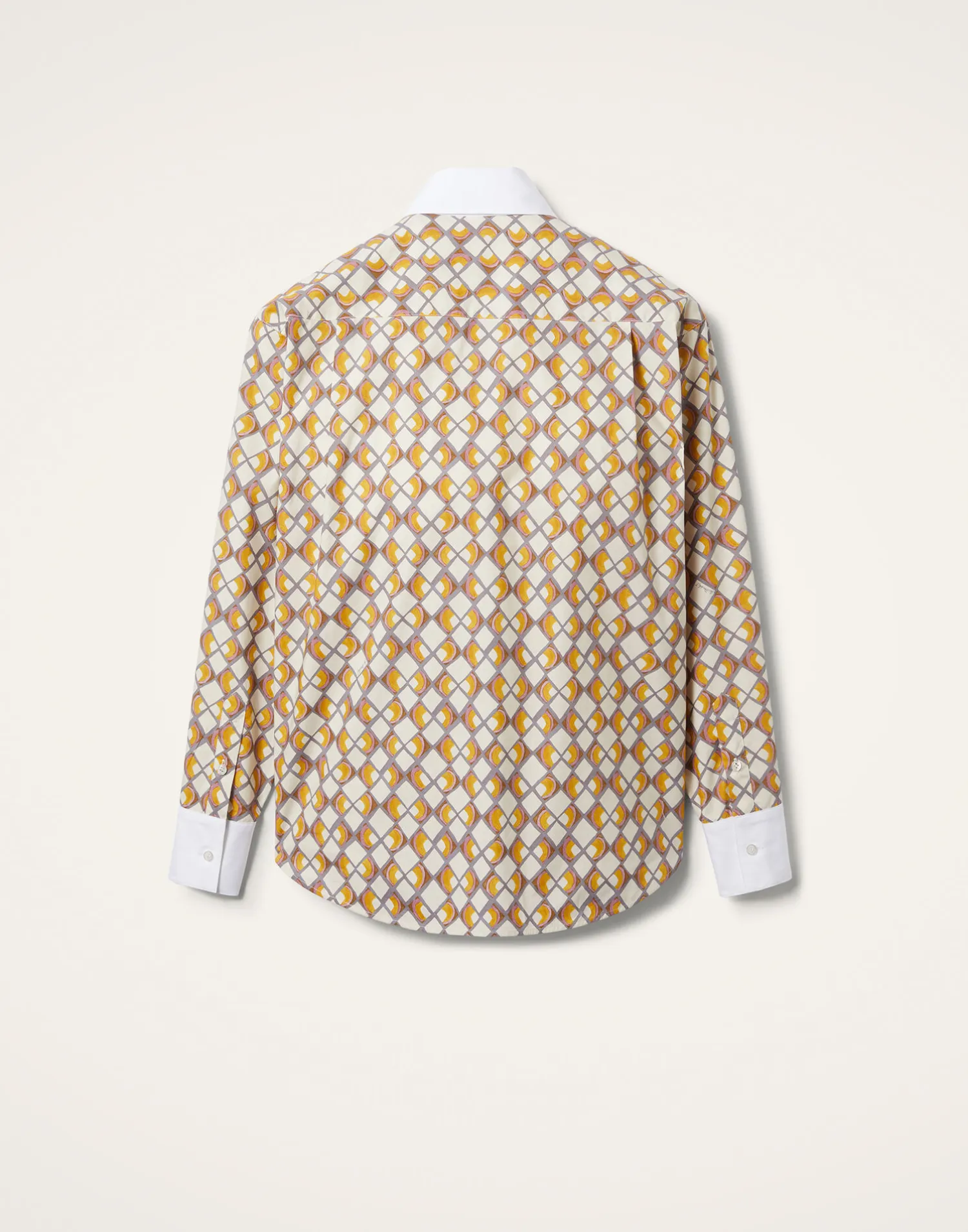 La DoubleJ Camicie E Top<Peggy ShirtHalf-Light Micro Cream in Poplin Cotton