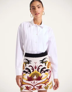 La DoubleJ Camicie E Top<Peggy ShirtSolid White in Tailor Poplin