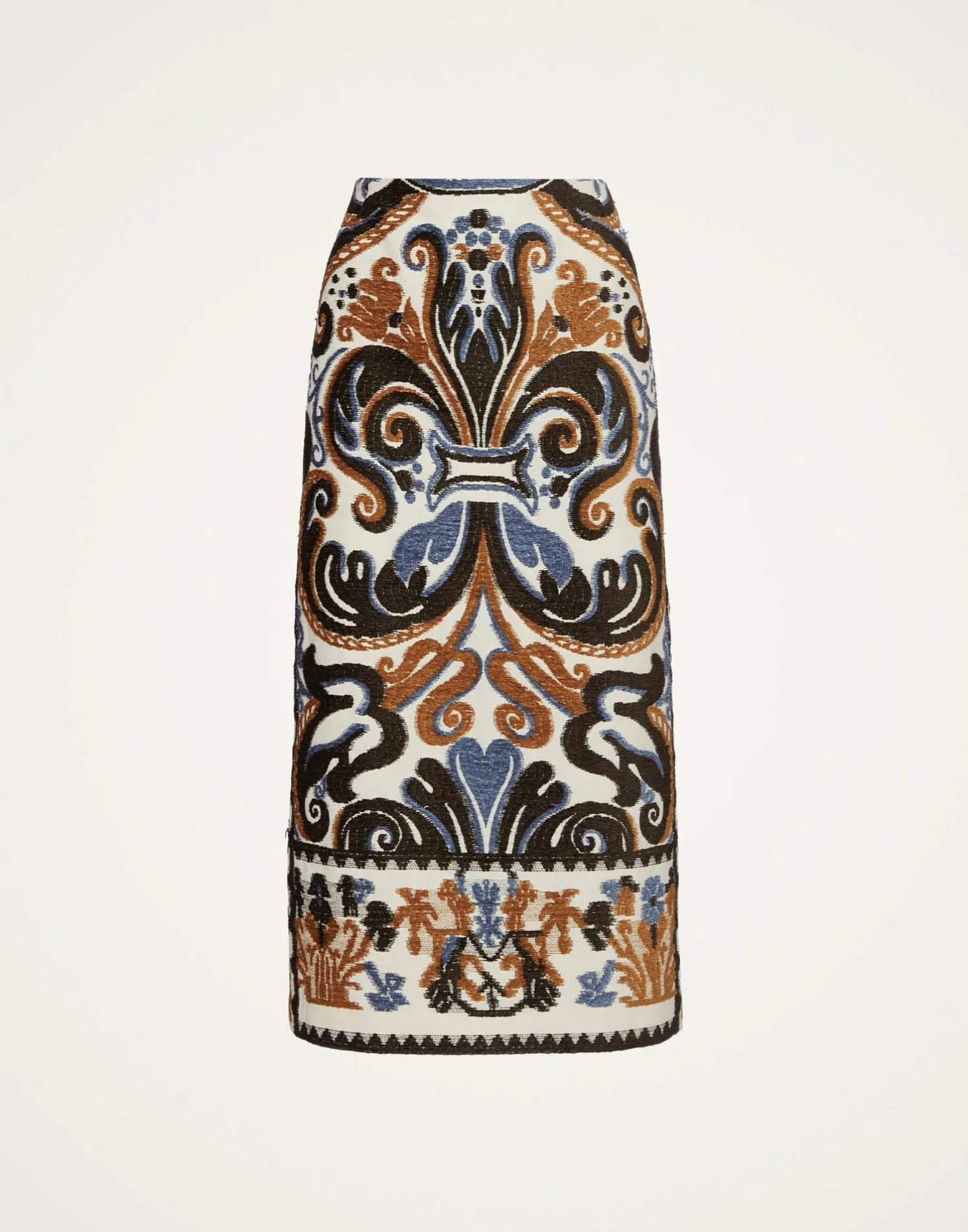 La DoubleJ Party Dressing<Pencil SkirtCorsini Cream in Jacquard