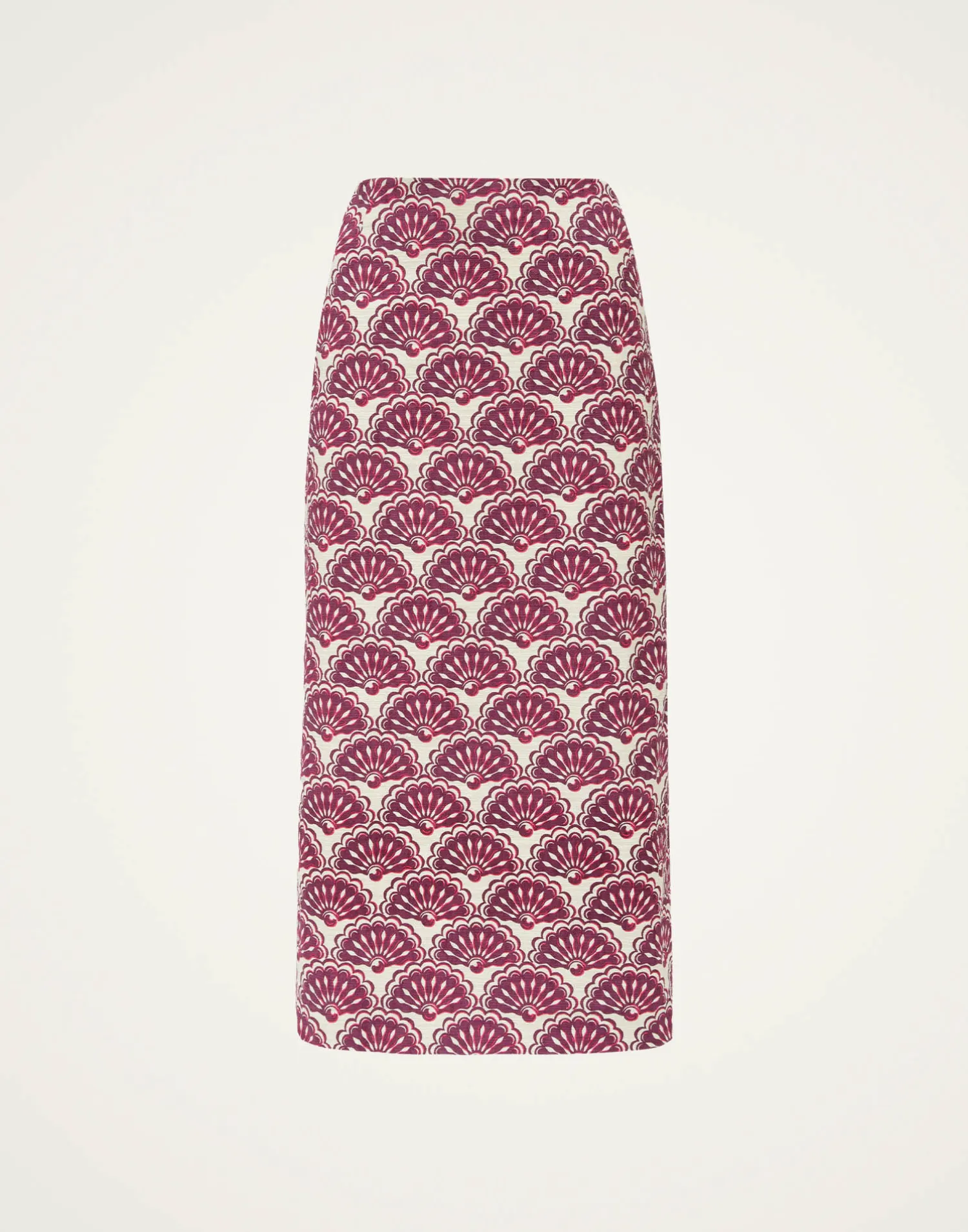 La DoubleJ Gonne<Pencil SkirtFans Purple in Shot Cotton