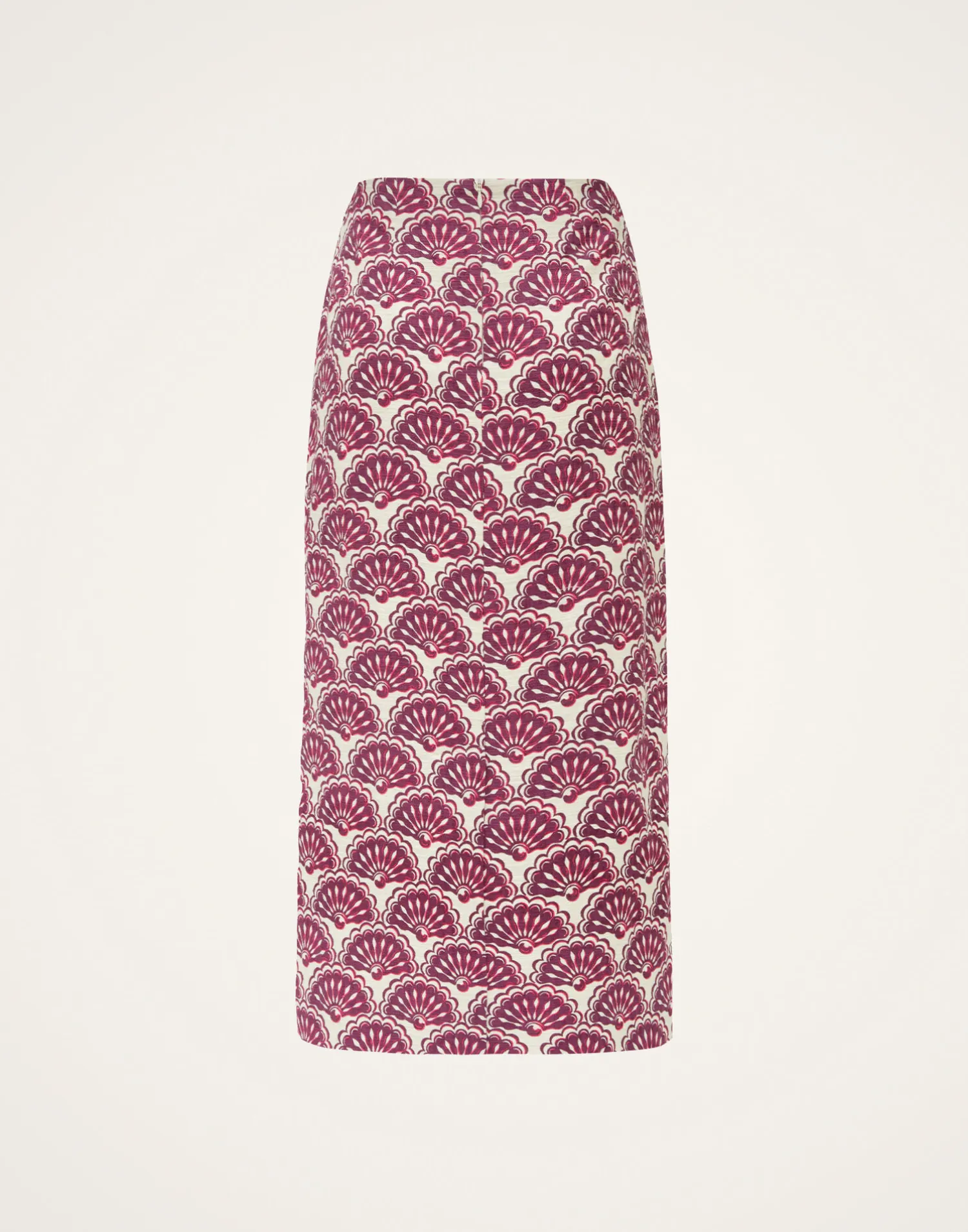 La DoubleJ Gonne<Pencil SkirtFans Purple in Shot Cotton
