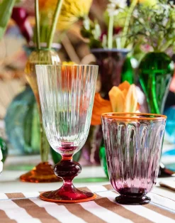 La DoubleJ Bicchieri|Vetro<Perfetto GlassRed in Murano Glass