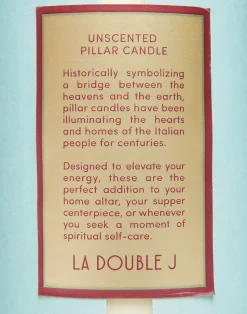 La DoubleJ Candele|Home Décor<Pillar CandleBast in Glass