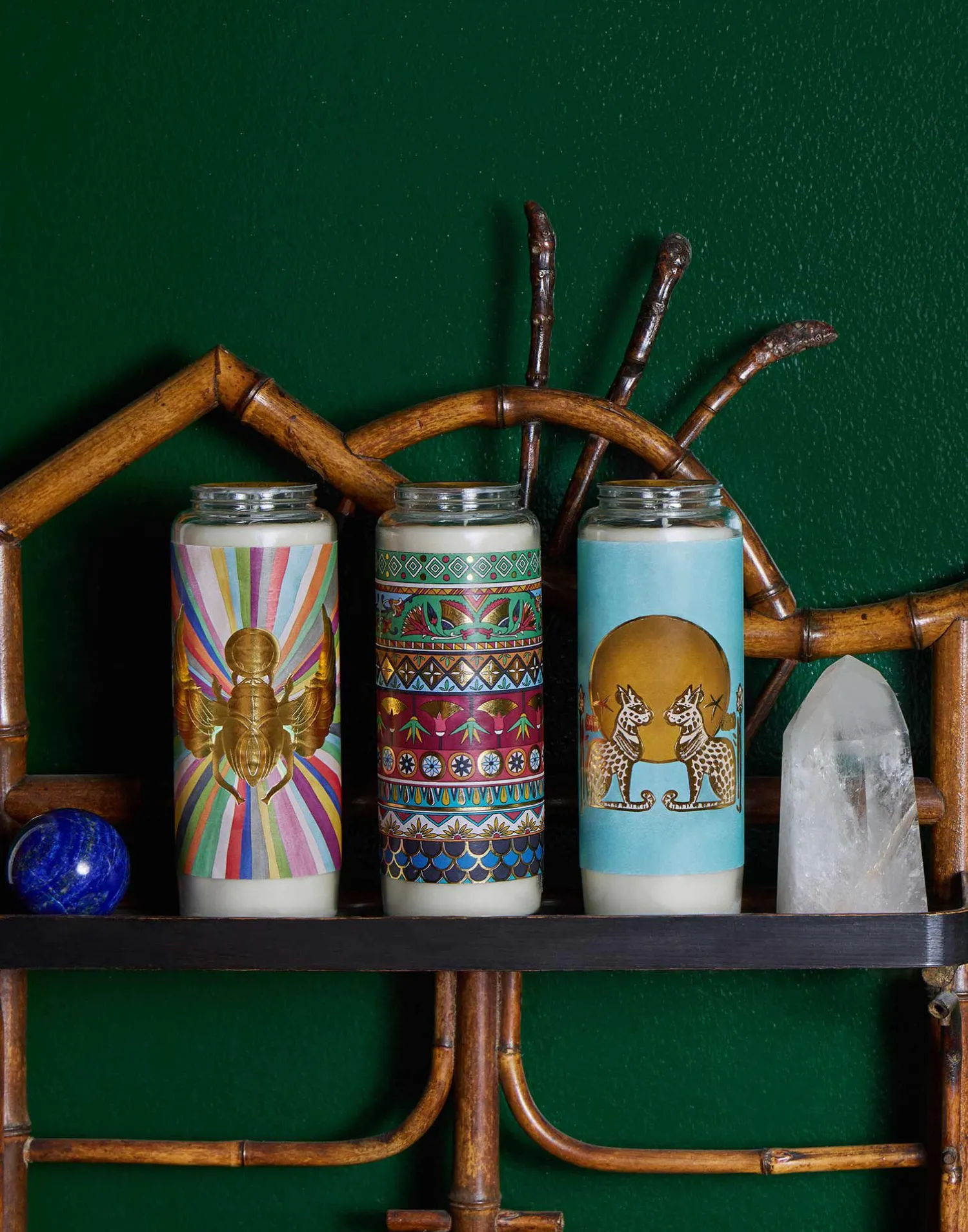 La DoubleJ Candele|Home Décor<Pillar CandleKhepri in Glass
