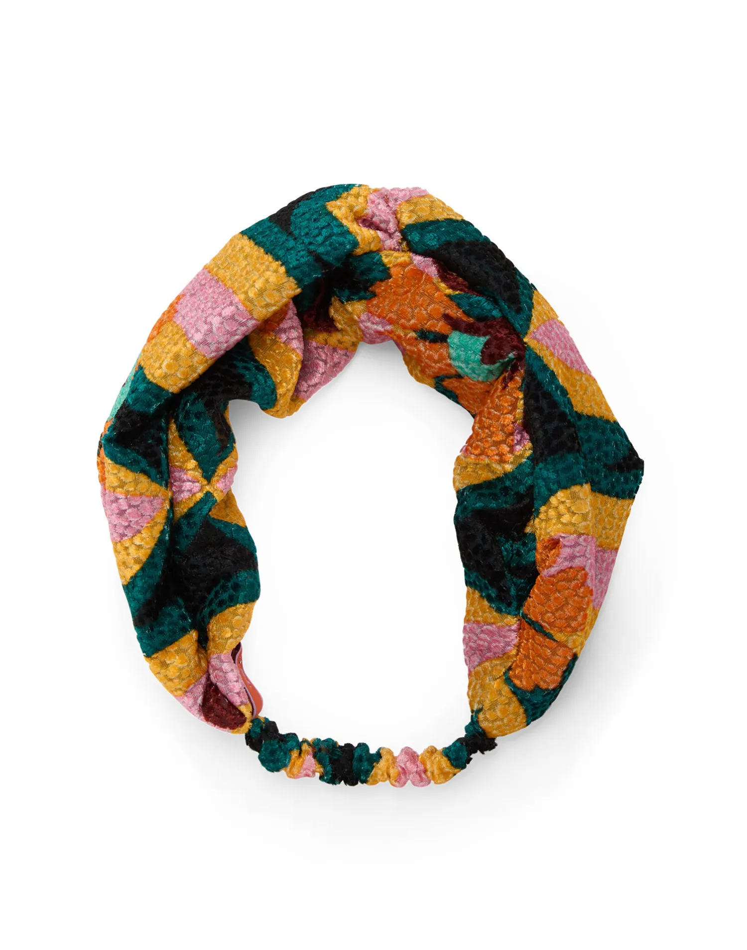 La DoubleJ Accessori Per Capelli|Accessories<Pinup HeadbandArcturus Blue Petrol in Velvet Devoré
