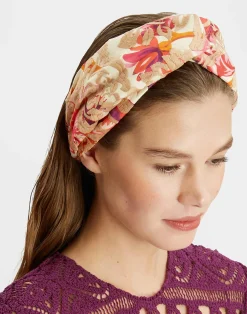 La DoubleJ Accessori Per Capelli|Accessories<Pinup HeadbandHottie Cream in Embroidered Organza