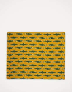 La DoubleJ Runner E Tovagliette|Tessili<Placemat Set Of 2Como Fish Yellow in Linen