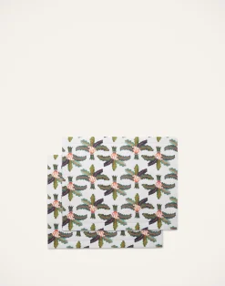 La DoubleJ Runner E Tovagliette|Tessili<Placemat Set Of 2Palms in Linen