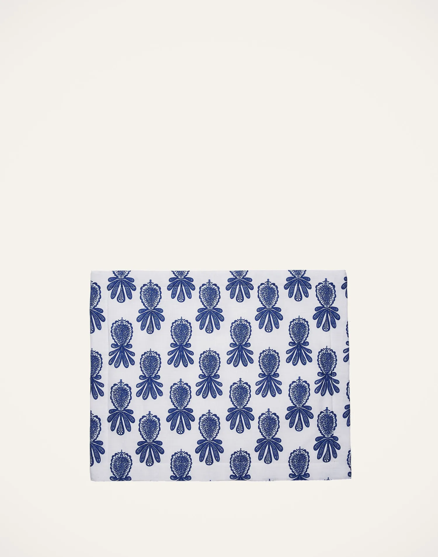La DoubleJ Runner E Tovagliette|Tessili<Placemat Set Of 2Pineapple Blu in Linen