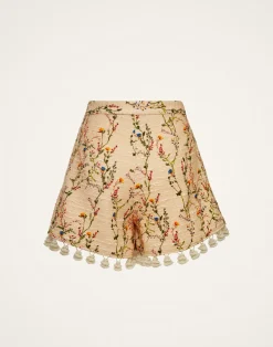 La DoubleJ Pantaloni E Shorts<Playa ShortsPrimavera Cream in Tweed With Tassels