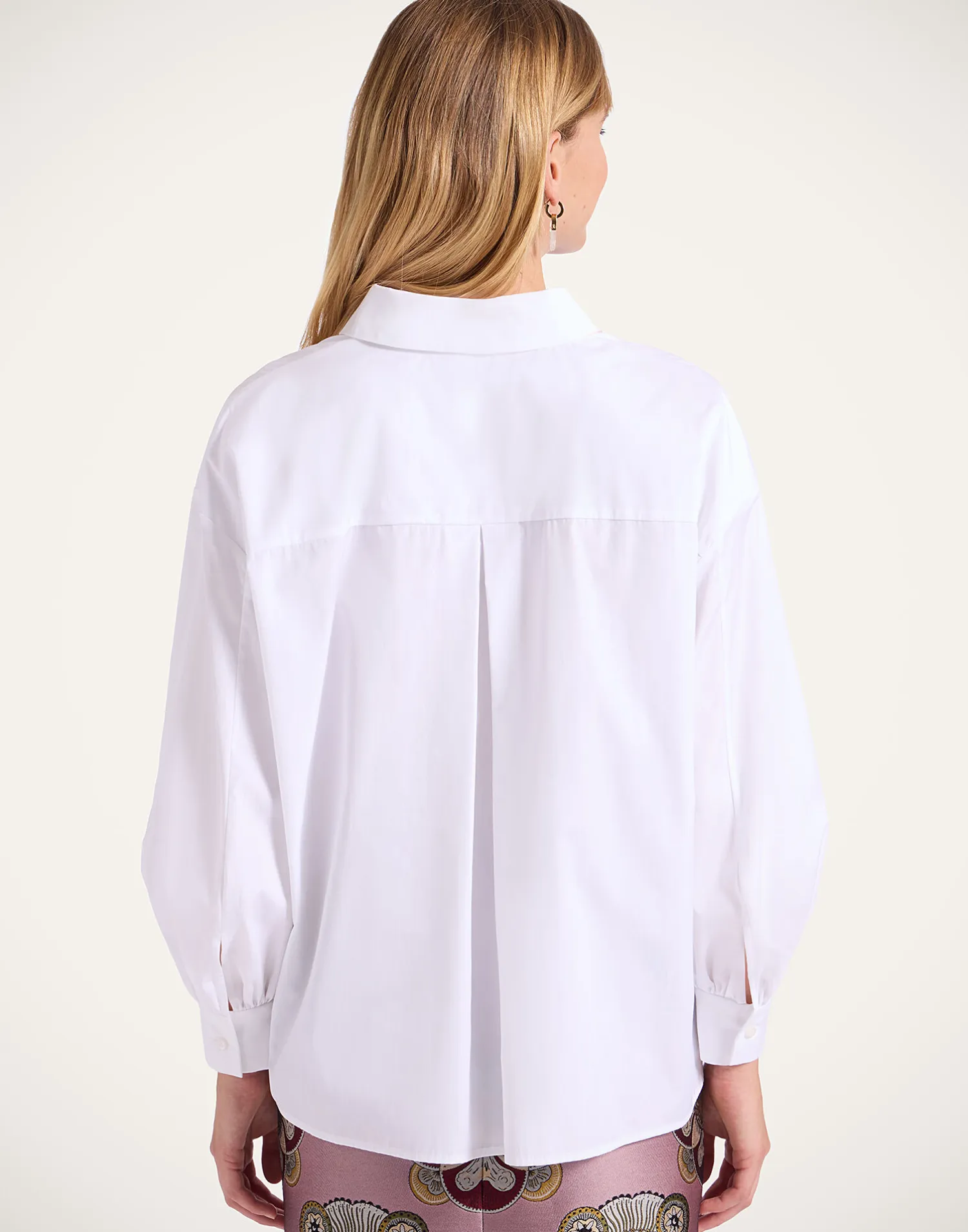 La DoubleJ Camicie E Top<Poet ShirtSolid White in Tailor Poplin