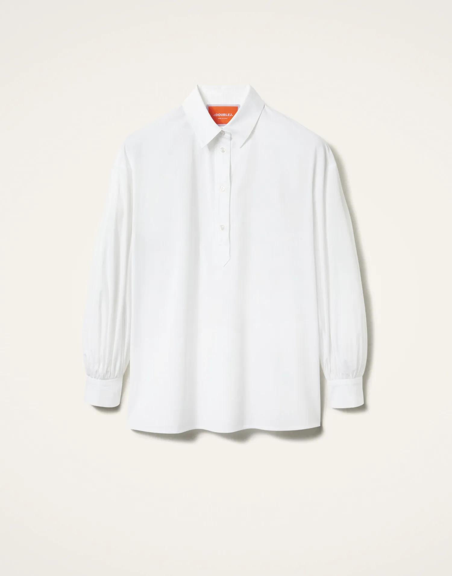 La DoubleJ Camicie E Top<Poet ShirtSolid White in Tailor Poplin