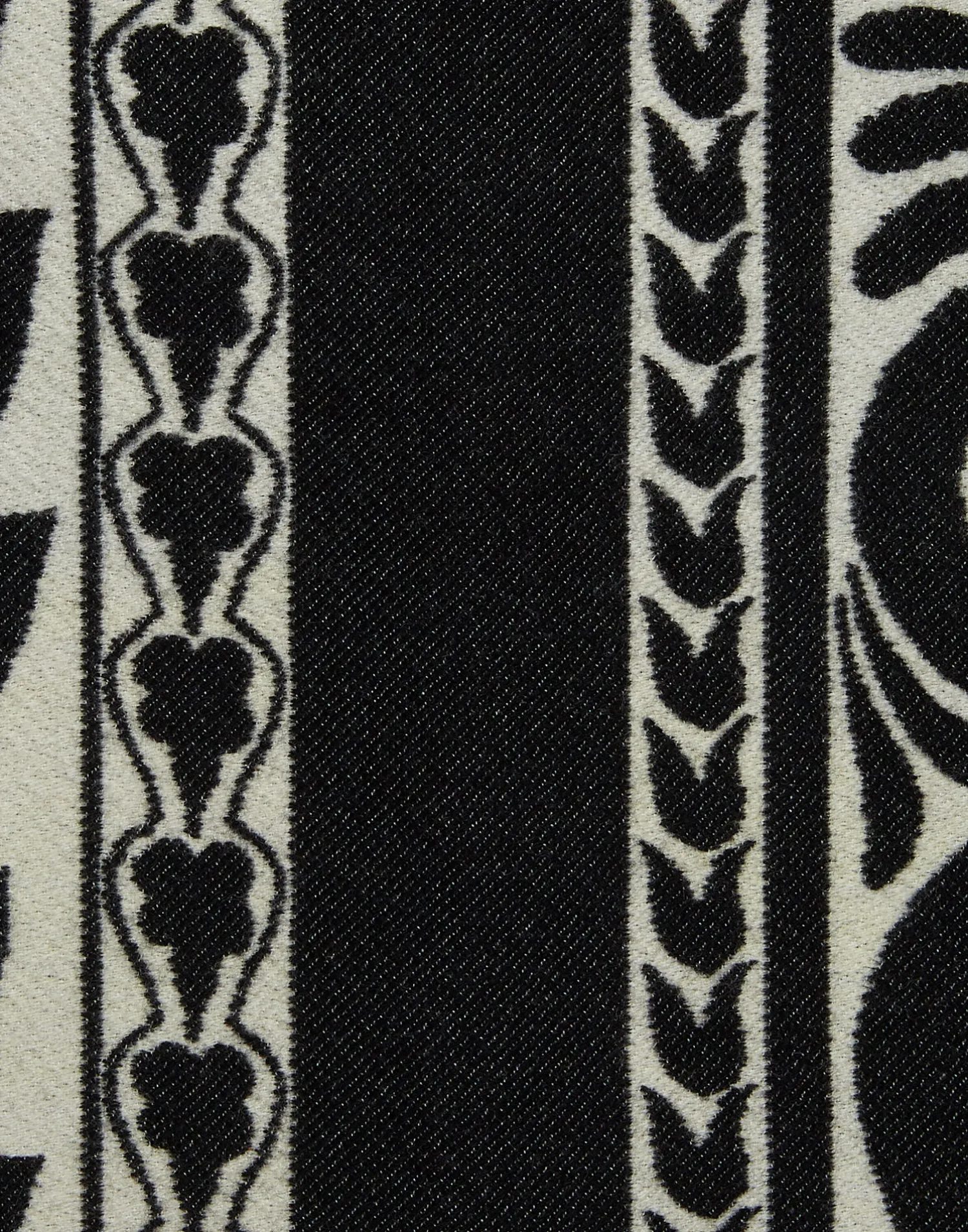 La DoubleJ Capispalla<PonchoMix Tiles Black in Wool