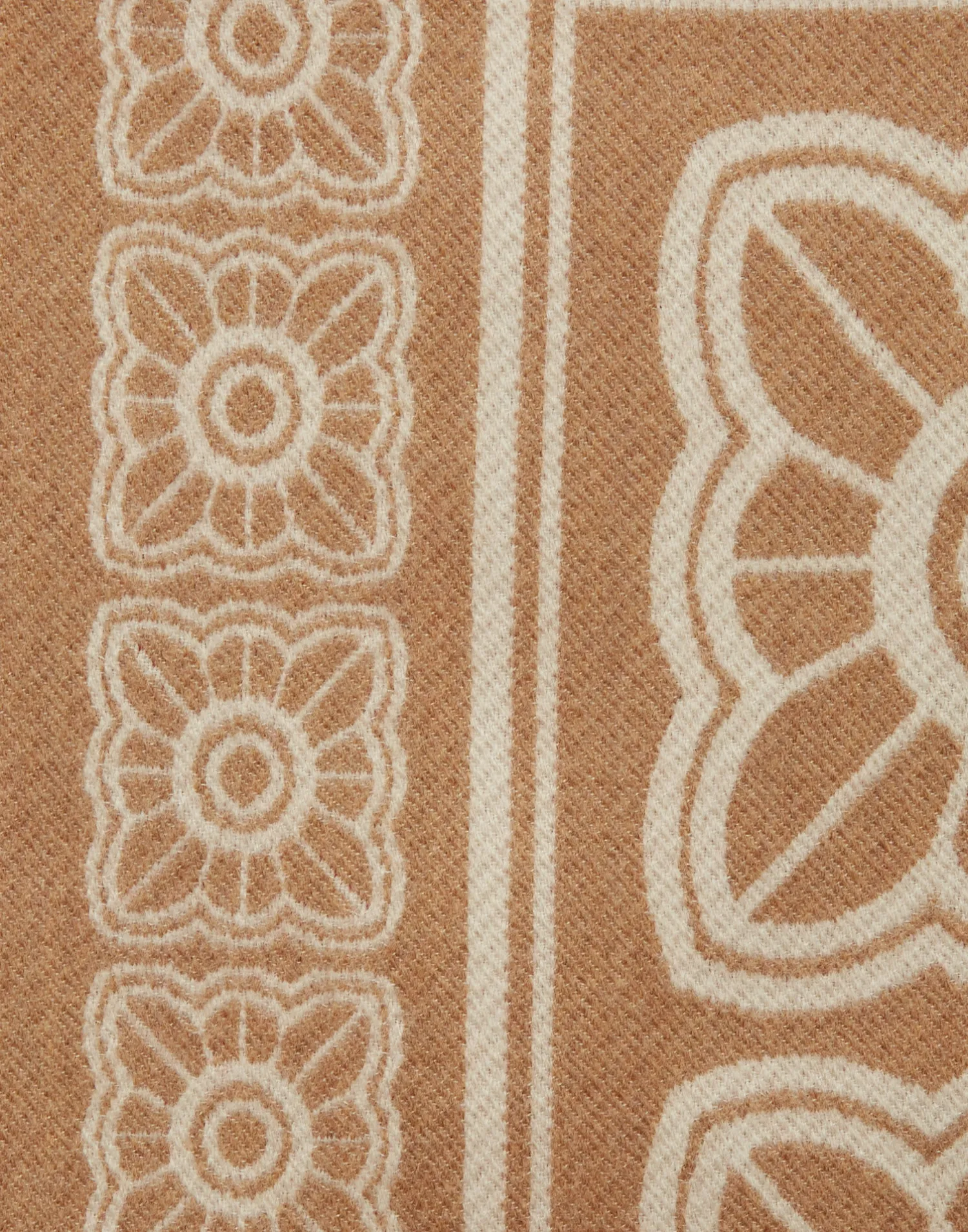 La DoubleJ Capispalla<PonchoMix Tiles Camel in Wool