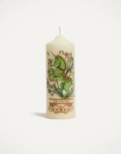 La DoubleJ Candele|Home Décor<Printed Pillar CandleThe Unicorn Multicolor in Wax
