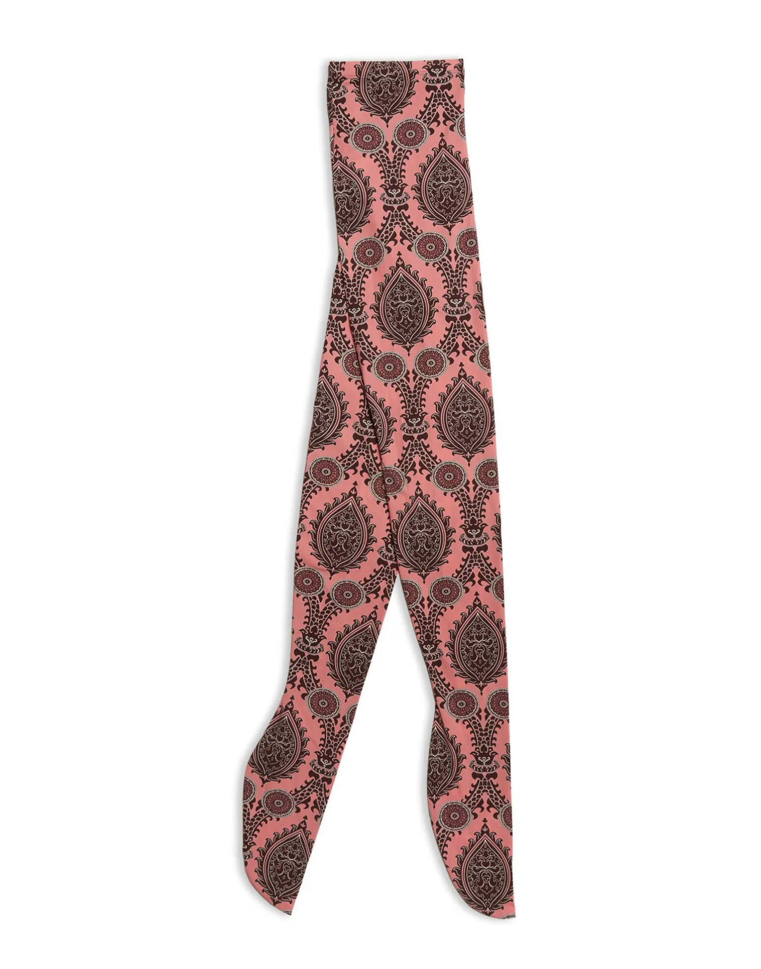 La DoubleJ Piccoli Accessori|Accessories<Printed TightsOltrarno Pink in Stretch Nylon