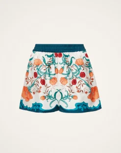 La DoubleJ Pantaloni E Shorts<Pull-Up ShortsMorpheus Orange in Silk Twill