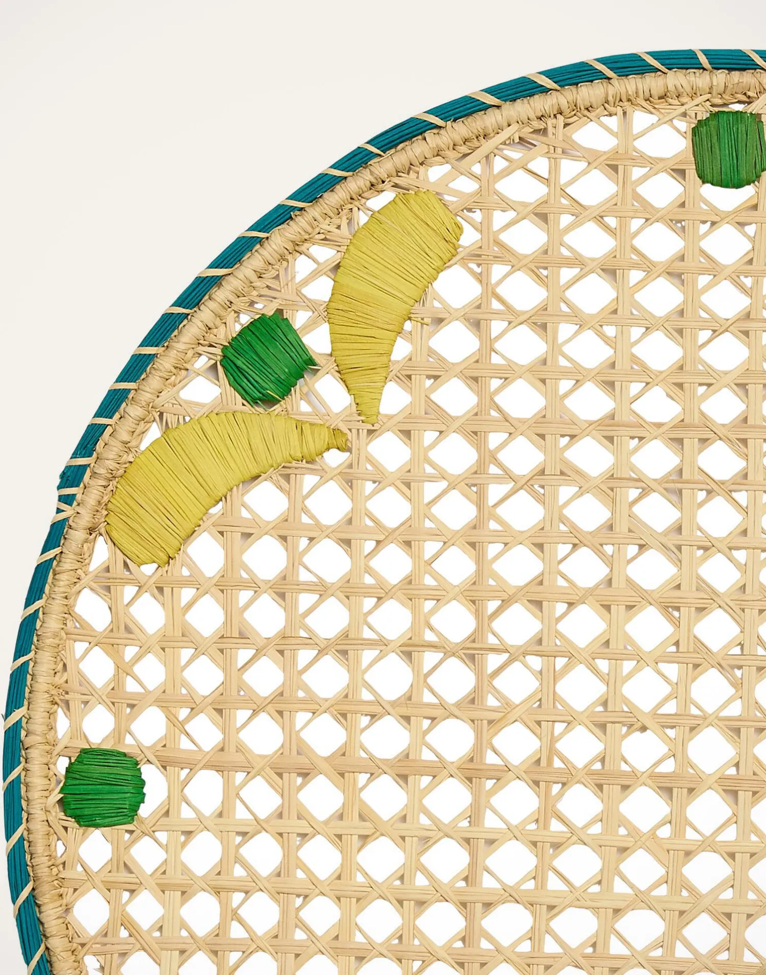 La DoubleJ Runner E Tovagliette|Tessili<Raffia Placemats Set Of 2Capri Yellow in Iraca