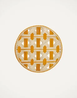 La DoubleJ Runner E Tovagliette|Tessili<Raffia Placemats Set Of 2Napoli Saffron in Iraca