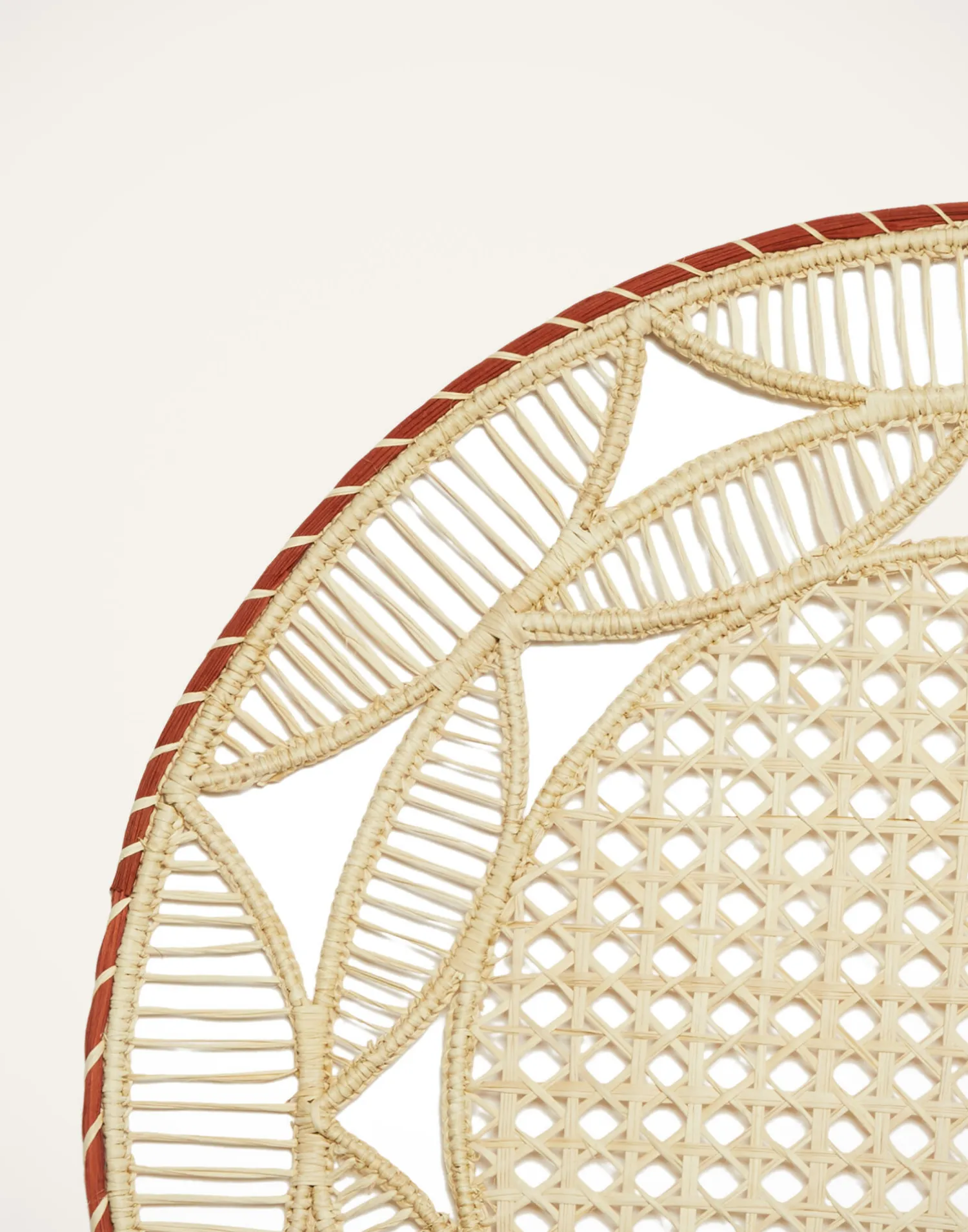 La DoubleJ Runner E Tovagliette|Tessili<Raffia Placemats Set Of 2Sol Brick in Raffia