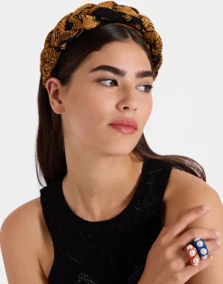 La DoubleJ Accessori Per Capelli|Accessories<Rapunzel HeadbandCherubs Black in Fil Coupé