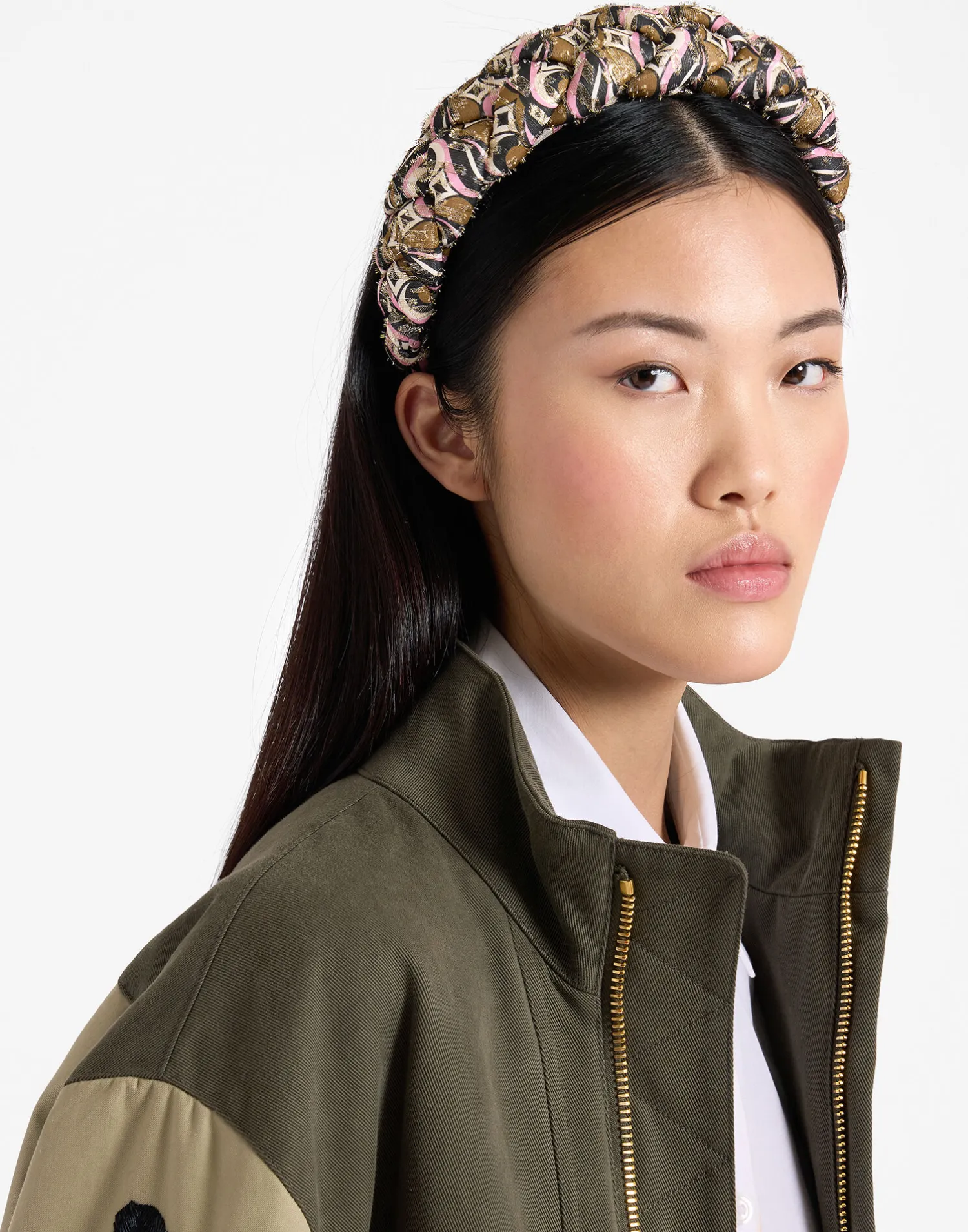 La DoubleJ Accessori Per Capelli|Accessories<Rapunzel HeadbandJive Pink in Lurex Fil Coupé