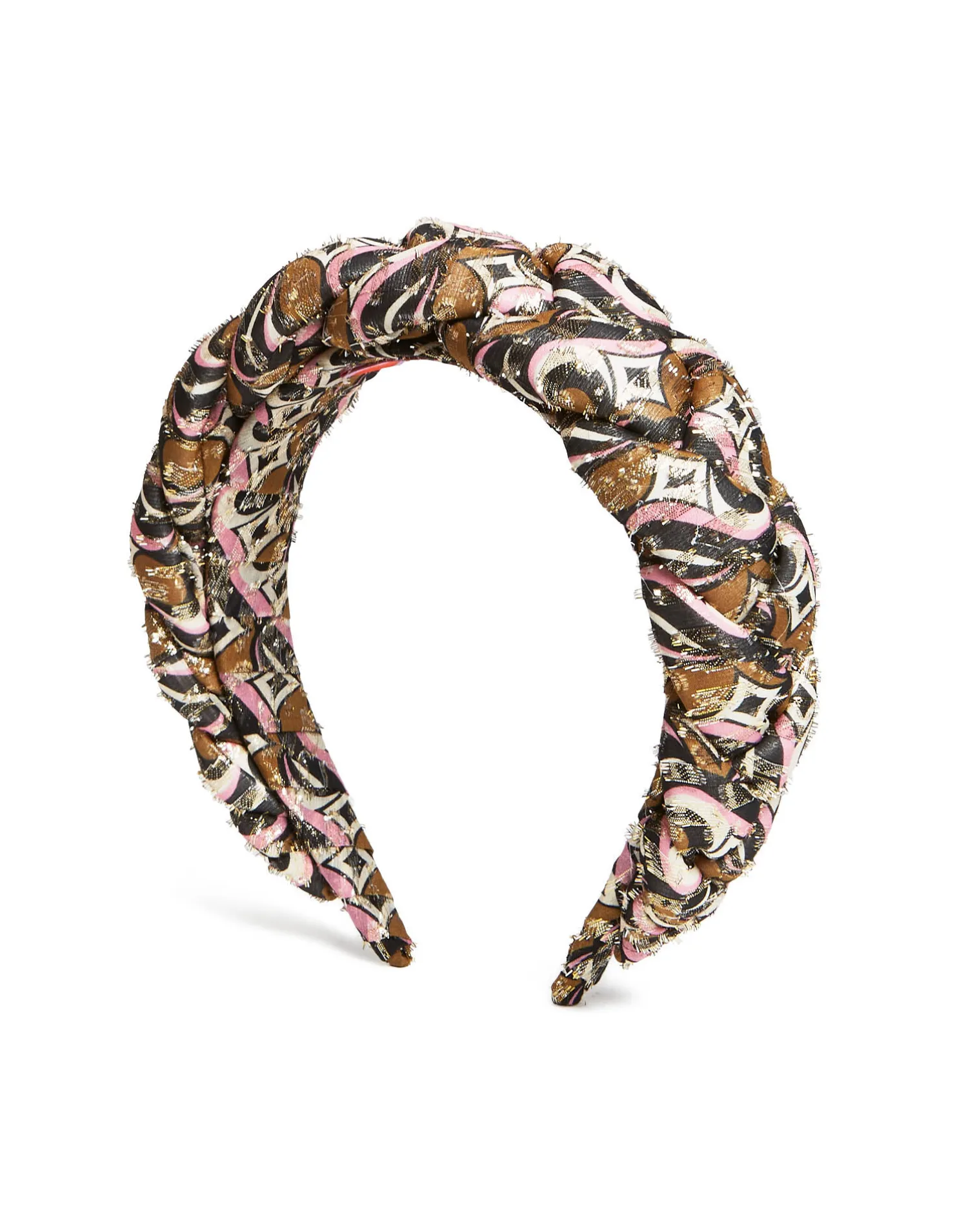 La DoubleJ Accessori Per Capelli|Accessories<Rapunzel HeadbandJive Pink in Lurex Fil Coupé