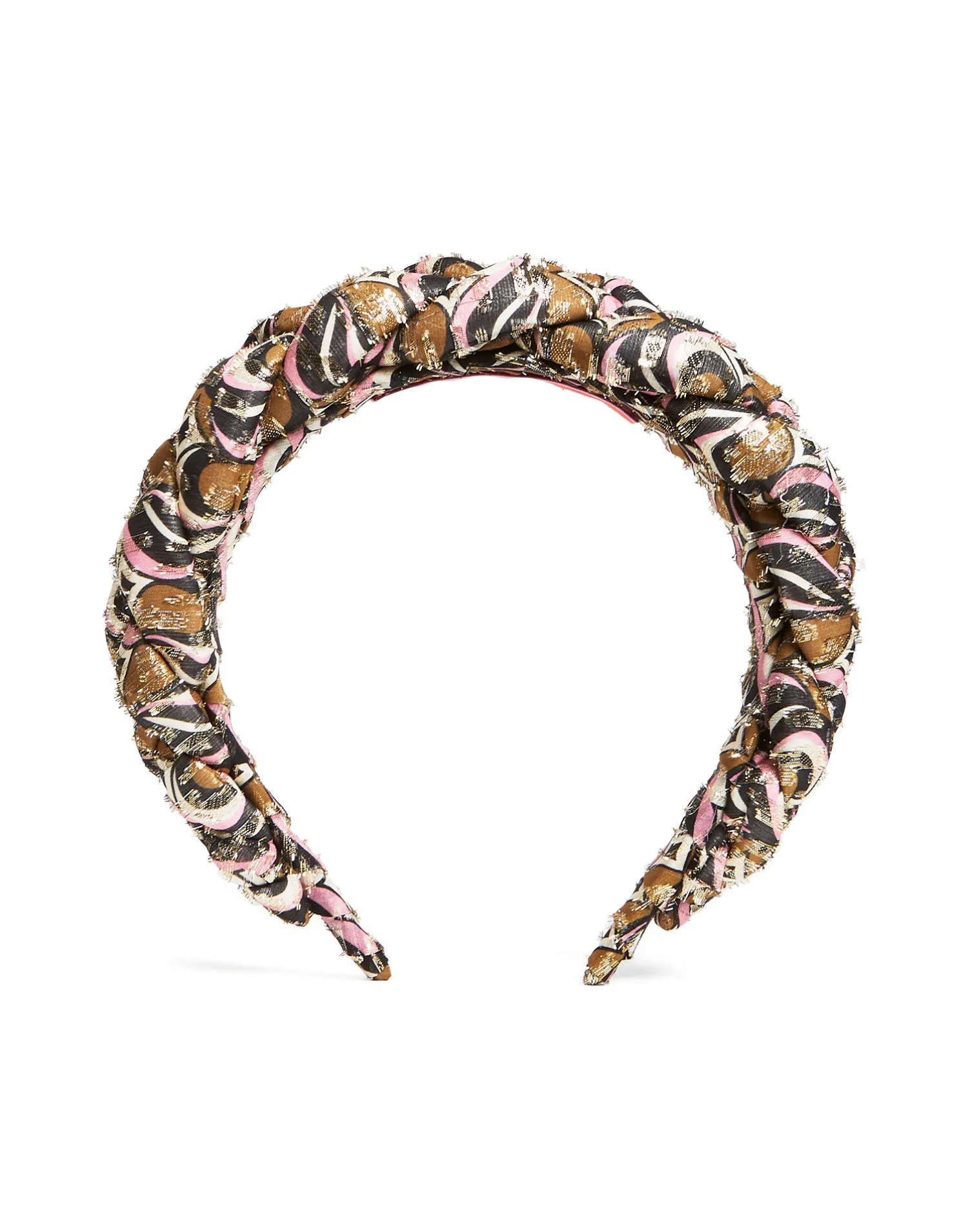 La DoubleJ Accessori Per Capelli|Accessories<Rapunzel HeadbandJive Pink in Lurex Fil Coupé