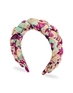La DoubleJ Accessori Per Capelli|Accessories<Rapunzel HeadbandLilium Purple in Embroidered Organza