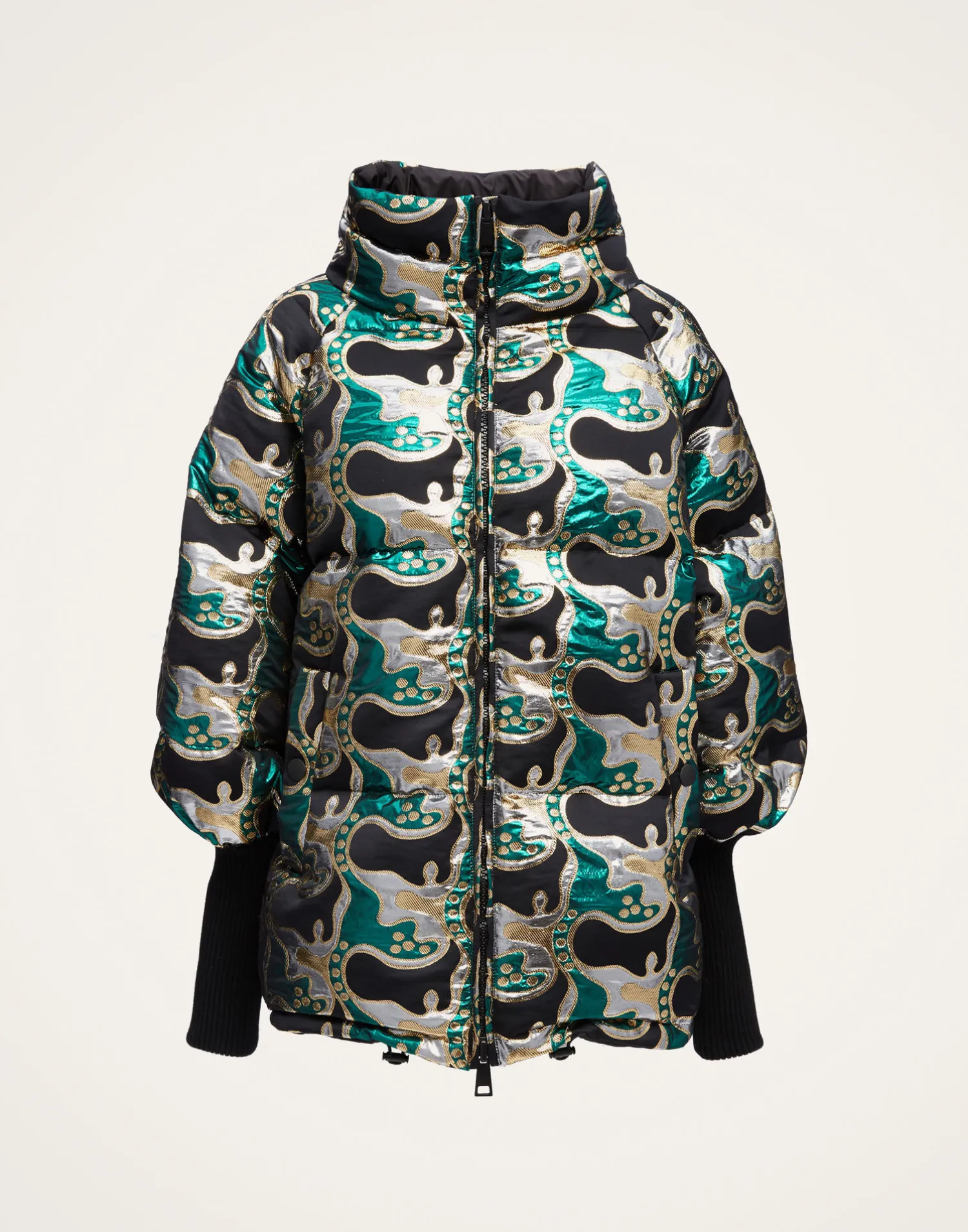La DoubleJ Capispalla<Reversible St. Moritz JacketSpritz Verde in Jacquard