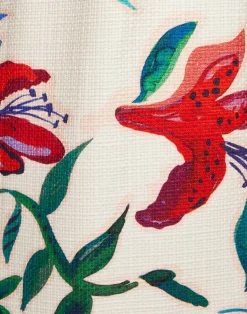 La DoubleJ Loungewear<RobeWhite Lily in Organic Cotton