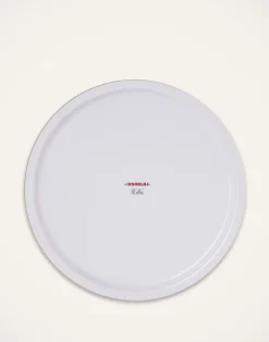 La DoubleJ Vassoi E Svuotatasche|Home Décor<Round Printed TraySlinky Verde in Wood