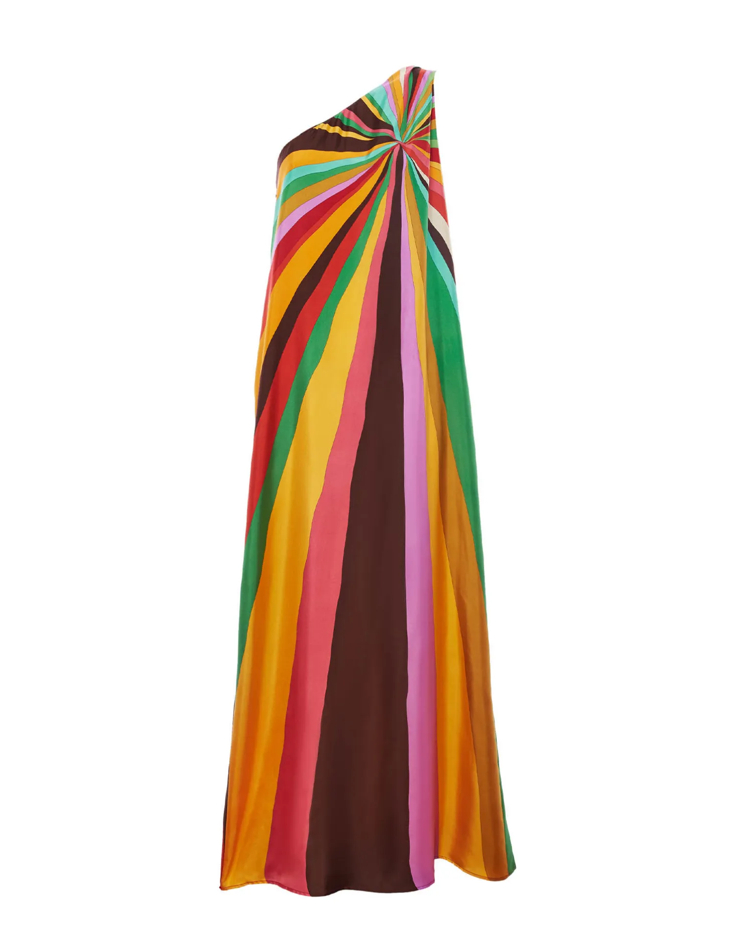 La DoubleJ Vestiti<Roy DressRainbow in Twill Silk